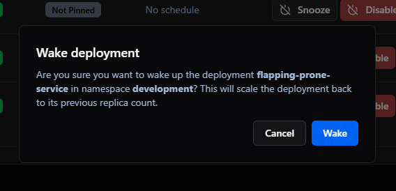 KubeNidra Wake Workload